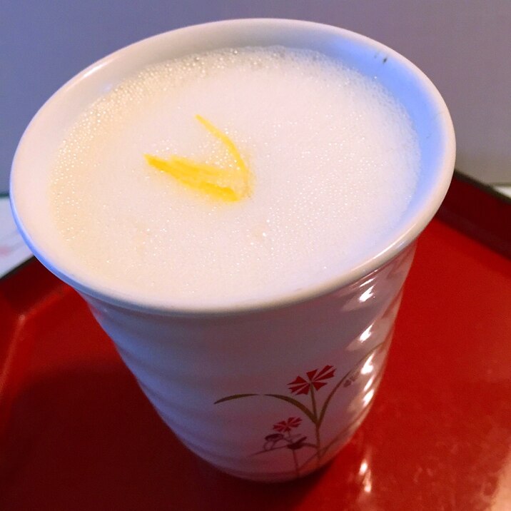 あったかドリンク ほっと甘酒ゆずジンジャー レシピ 作り方 By 嵯峨 恭也 楽天レシピ